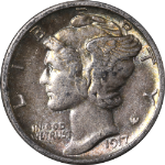 1917-S Mercury Dime