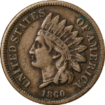 1860 Indian Cent