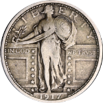1917-S Type 1 Standing Liberty Quarter