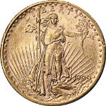 1909-S Saint-Gaudens Gold $20 Nice BU+ Nice Eye Appeal Nice Strike