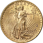 1913-D Saint-Gaudens Gold $20 Nice BU+ Nice Eye Appeal Strong Strike