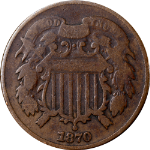 1870 Two (2) Cent Piece