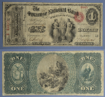 Syracuse NY $1 Original National Bank Note Ch #1341 Syracuse NB Very Fine