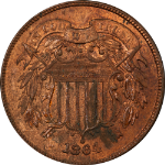 1864 Two (2) Cent Piece