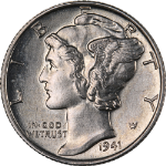 1941-S Mercury Dime