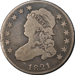 1821 Bust Quarter Nice G/VG Nice Eye Appeal Nice Strike