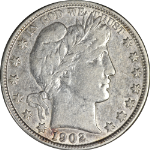 1902-O Barber Half Dollar Nice VF/XF Nice Eye Appeal