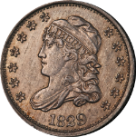 1829 Half Dime AU/BU Details Nice Eye Appeal Nice Strike