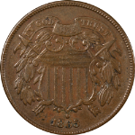 1865 Two (2) Cent Piece