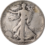 1920-S Walking Liberty Half Dollar Nice Circ - Great Set Builder - STOCK