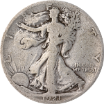 1921-S Walking Liberty Half Dollar Nice Circ - Great Set Builder - STOCK