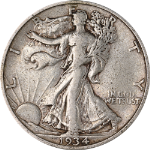 1934-S Walking Liberty Half Dollar Nice Circ - Great Set Builder - STOCK