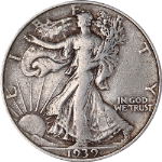 1939-P Walking Liberty Half Dollar Nice Circ - Great Set Builder - STOCK