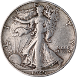 1945-S Walking Liberty Half Dollar Nice Circ - Great Set Builder - STOCK