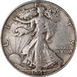 1947-P Walking Liberty Half Dollar Nice Circ - Great Set Builder - STOCK