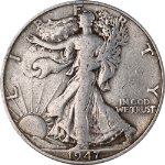 1947-D Walking Liberty Half Dollar Nice Circ - Great Set Builder - STOCK