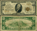 New Kensington PA-Pennsylvania $10 1929 T-2 National Bank Note Ch #4913 FNB Fine
