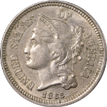 1865 Three (3) Cent Nickel