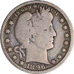 1896-O Barber Quarter