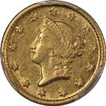 1849-P Type 1 Liberty Gold $1 PCGS AU53 Nice Eye Appeal Nice Luster