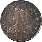 1820 Bust Half Dollar Sq. 2, Lg. Date, No Knob PCGS AU Details 0-108 R.2