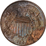 1864 Two (2) Cent Piece