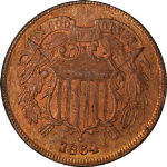 1864 Two (2) Cent Piece
