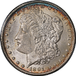 1891-CC Morgan Silver Dollar PCGS MS63 Nice Eye Appeal Strong Strike