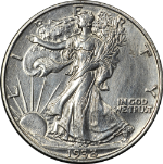 1938-P Walking Liberty Half Impaired PR Details Strong Strike