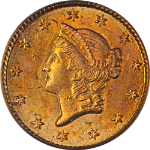 1853 Type 1 Liberty Gold $1 PCGS MS62 Nice Eye Appeal Nice Strike