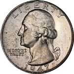 1947-P Washington Quarter