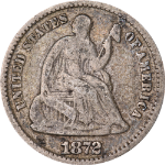 1872-P Seated Liberty Half Dime