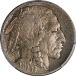 1913-D Type 2 Buffalo Nickel PCGS XF45 Key Date Superb Eye Appeal Strong Strike