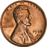 1938-S Lincoln Cent Nice BU - STOCK