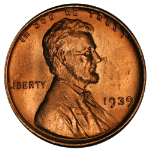 1939-P Lincoln Cent Nice BU - STOCK