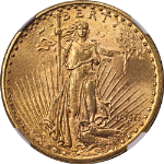 1916-S Saint-Gaudens Gold $20 NGC MS64 Superb Eye Appeal Strong Strike
