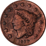 1833 Large Cent - Cleaned