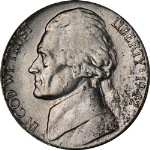 1942-S Jefferson War Time Nickel