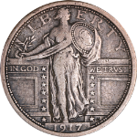 1917-P Type 1 Standing Liberty Quarter