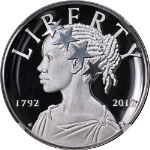 2017-S 225th Anniv. American Liberty 1 oz Silver NGC PF68 Ultra Cameo