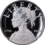 2017-S 225th Anniv. American Liberty 1 oz Silver NGC PF69 Ultra Cameo