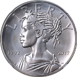 2017-D 225th Anniv American Liberty 1oz Silver NGC MS69 1st Releases - STOCK