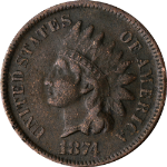 1874 Indian Cent