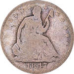 1847-O Seated Half Dollar