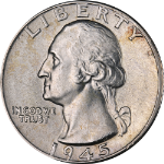 1945-D Washington Quarter