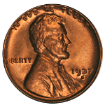 1937-S Lincoln Cent Choice BU - STOCK