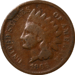 1866 Indian Cent - CUD Obverse