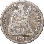 1883-P Seated Liberty Dime