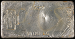 Vintage Republic Mint Poured 50 Ounce Silver Bar .999 Fine -STOCK