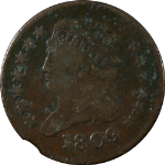 1809 Half Cent  C-3